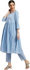 Indian Bollywood Women's Ethnic Kurta with Pant Free Shipping