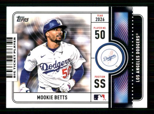2026 Topps Series 1 Mookie Betts Base (RAW)