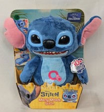 Disney Stitch Many Moods Talking Plush Soft Toy 50 Sounds LCD Eyes Interactive