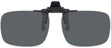 Polarized Clip on Flip Up Sunglasses Over Prescription and Reading Glasses fo...