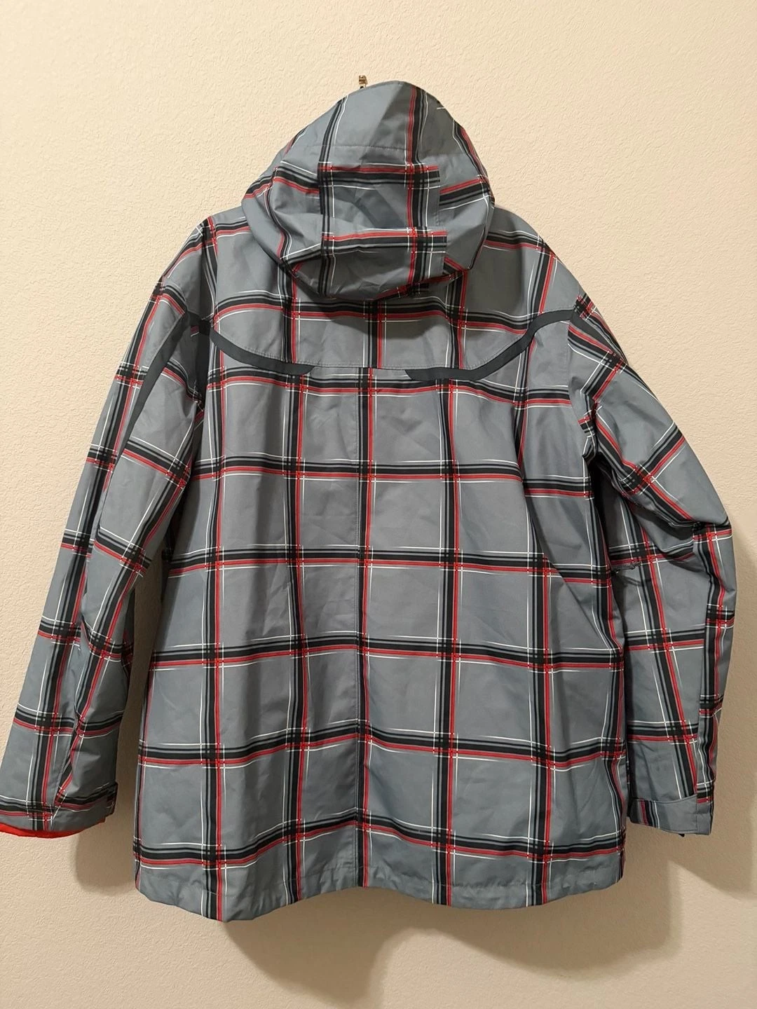 Columbia Whirlibird Interchange 3-in-1 Jacket Grey Plaid XL image 2