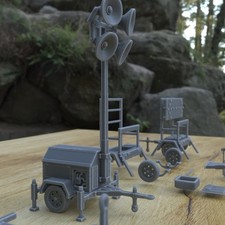 1/25th scale resin 3-D printed construction e...