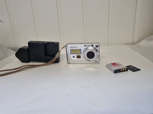 Sony Cybershot DSC-W200 Digital Camera With Memory Card, Battery And Charger