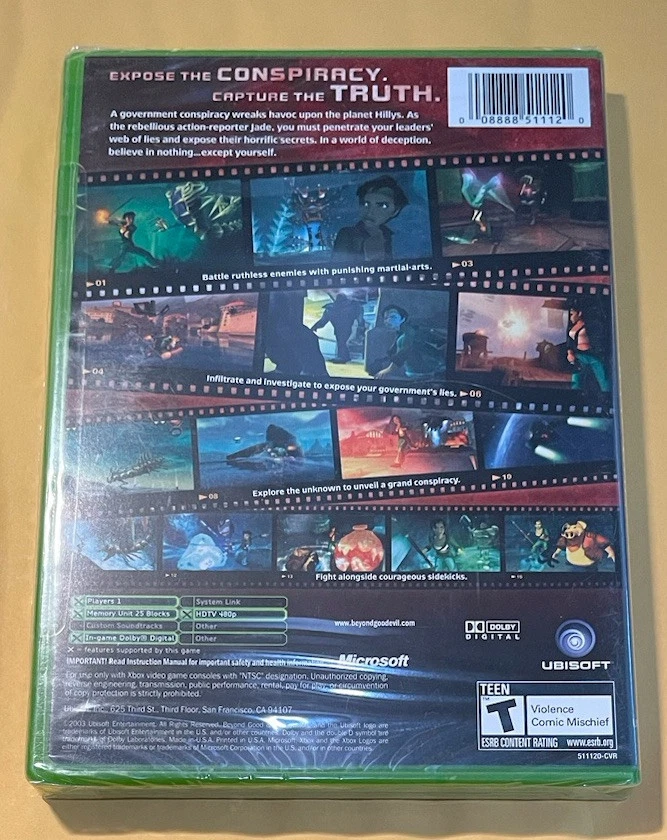 Beyond Good & and Evil (Microsoft Xbox 2003) - BRAND NEW FACTORY SEALED - Image 2 of 4