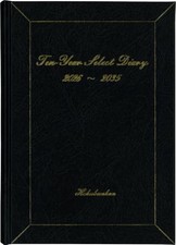 Hakubunkan 2026 A5 10-Year Select Diary Black No. 224 January Start 2026from JP