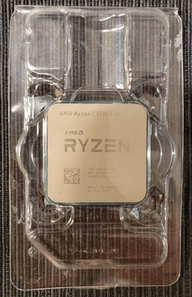AMD Ryzen 7 5700X3D 8C/16T AM4 socket processore vassoio 96 MB cache L3 - Immagine 2 di 3