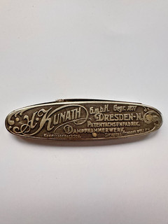 Altes Taschenmesser Klappmesser H. Kunath GmbH Dresden gegr. 1877