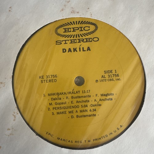 Dakila LP Epic KE 31756 - Us First Press - Jazz Rock Psyche Funk 1972 - Picture 6 of 8