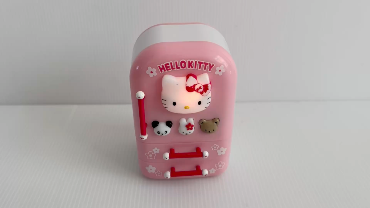 VTG Hello Kitty Sanrio 2001 Refrigerator Sounds + Music + Ramen
