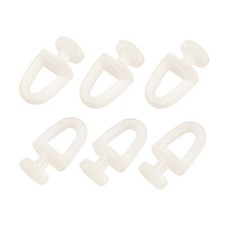 Curtain Track Rollers Plastic Drapery Rail Sliding Glider 11mm Dia 50Pcs