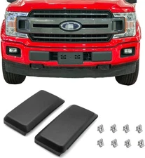 Front Bumper Guards Pads Inserts End Caps Cover Compatible with F150 2018 2019 2