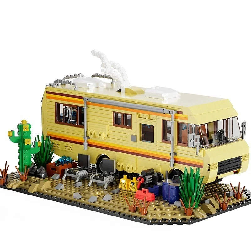 Breaking Bad RV Camper Van Building Blocks Set Vehicle Model Bricks Toy - Image 2 of 4