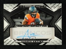 2025 Panini Black Instant Impact Ink 69/164 Audric Estime #III-AEE Auto