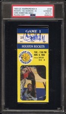 CHRIS WEBBER SIGNED NBA DEBUT TICKET🎟️11/9/1993 HOF SAC KINGS POP2 PSA💎AUTO 10