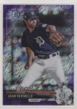 2017 Bowman Chrome Prospects Purple Shimmer Refractor Adam Ravenelle #BCP189 1b8