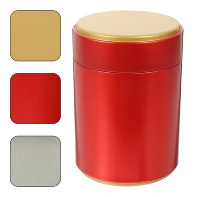 Mini Tea Canister Airtight Storage Small Metal Container Sugar with Lid