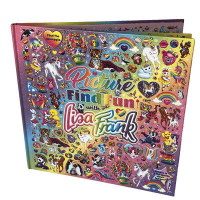 Lisa Frank Hardcover Book Picture Find Fun Counting Matching Searching Patterns