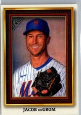 2022 Jacob deGrom Portrait Gallery Green Parallel /250 Topps Gallery #PG-18 Mets