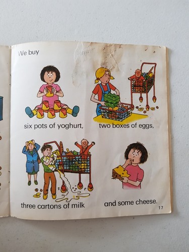 Libro de palabras fotográficas de Usborne - The Shop 1980 PB Carol Watson - Imagen 7 de 9