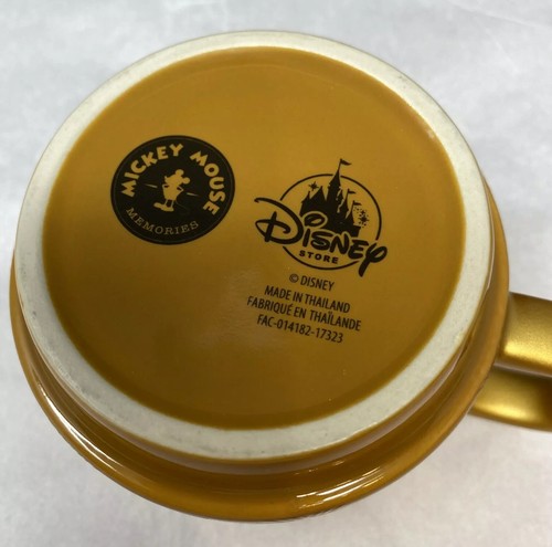 Vintage Disney Store Coffee Mug Mickey’s House Memories Cup Gold - Picture 9 of 9