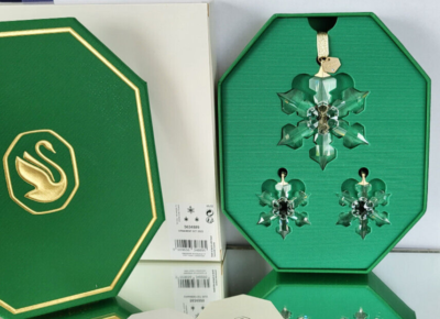 Swarovski Weihnachtsstern 2022 Klar 3er Set of 3 Christmas Ornament 5634889  OVP | eBay
