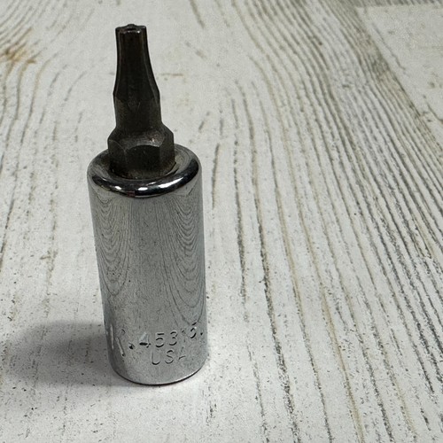 SK Tool 1/4" Drive Torx Socket Bit Driver 45315 T15P Free Ship New Old Stock - Picture 3 of 10
