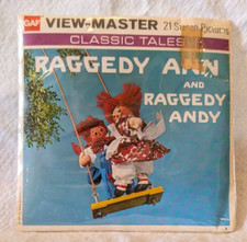 1971 Raggedy Ann and Raggedy Andy GAF View-Master Stereo Pictures, Sealed