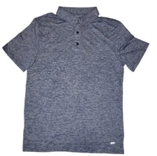 Amazon Essentials Men's Casual Blue Collared Neck Short Sleeve Tshirt Size Small