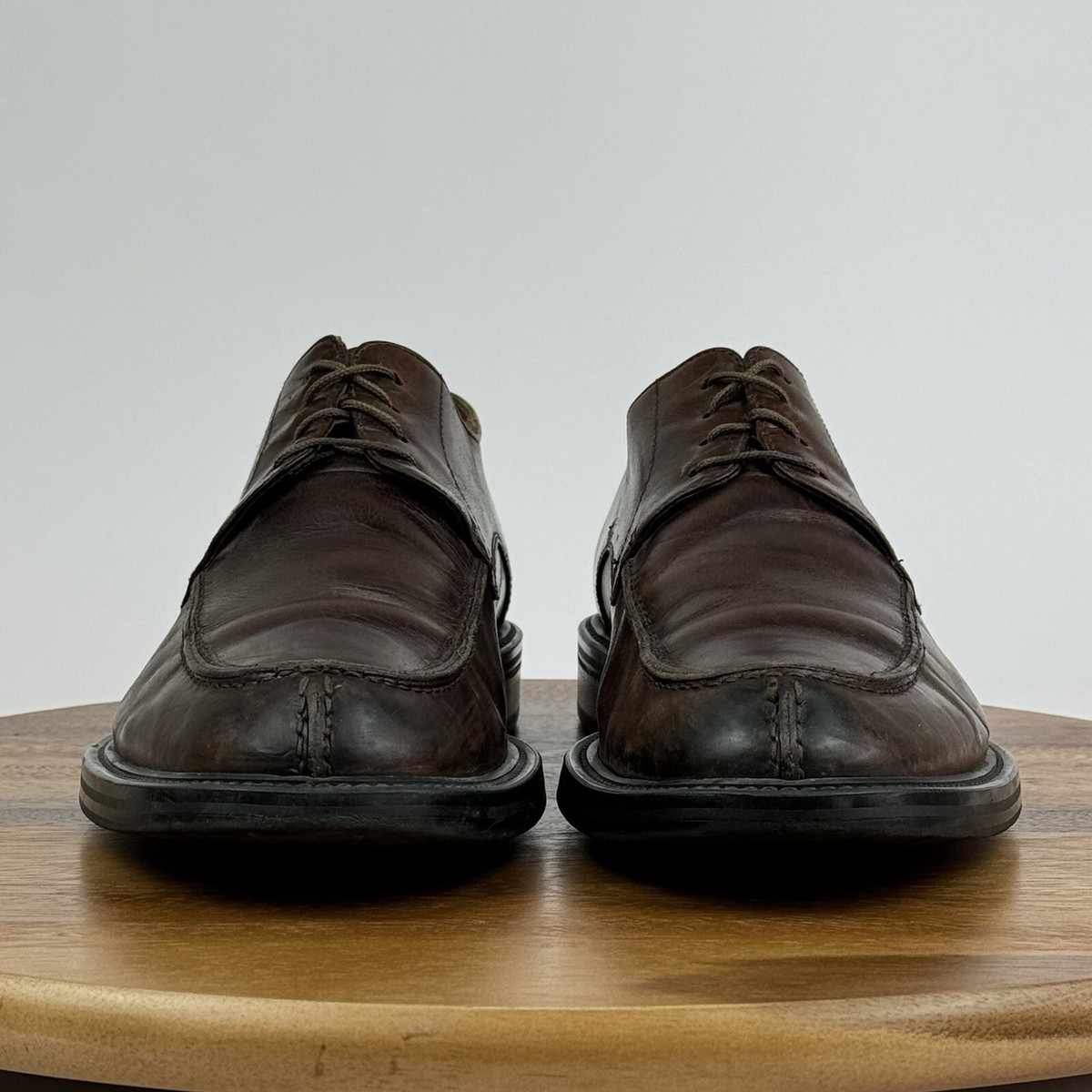 Johnston and Murphy 20-7352 Brown Leather Split Toe Derby 