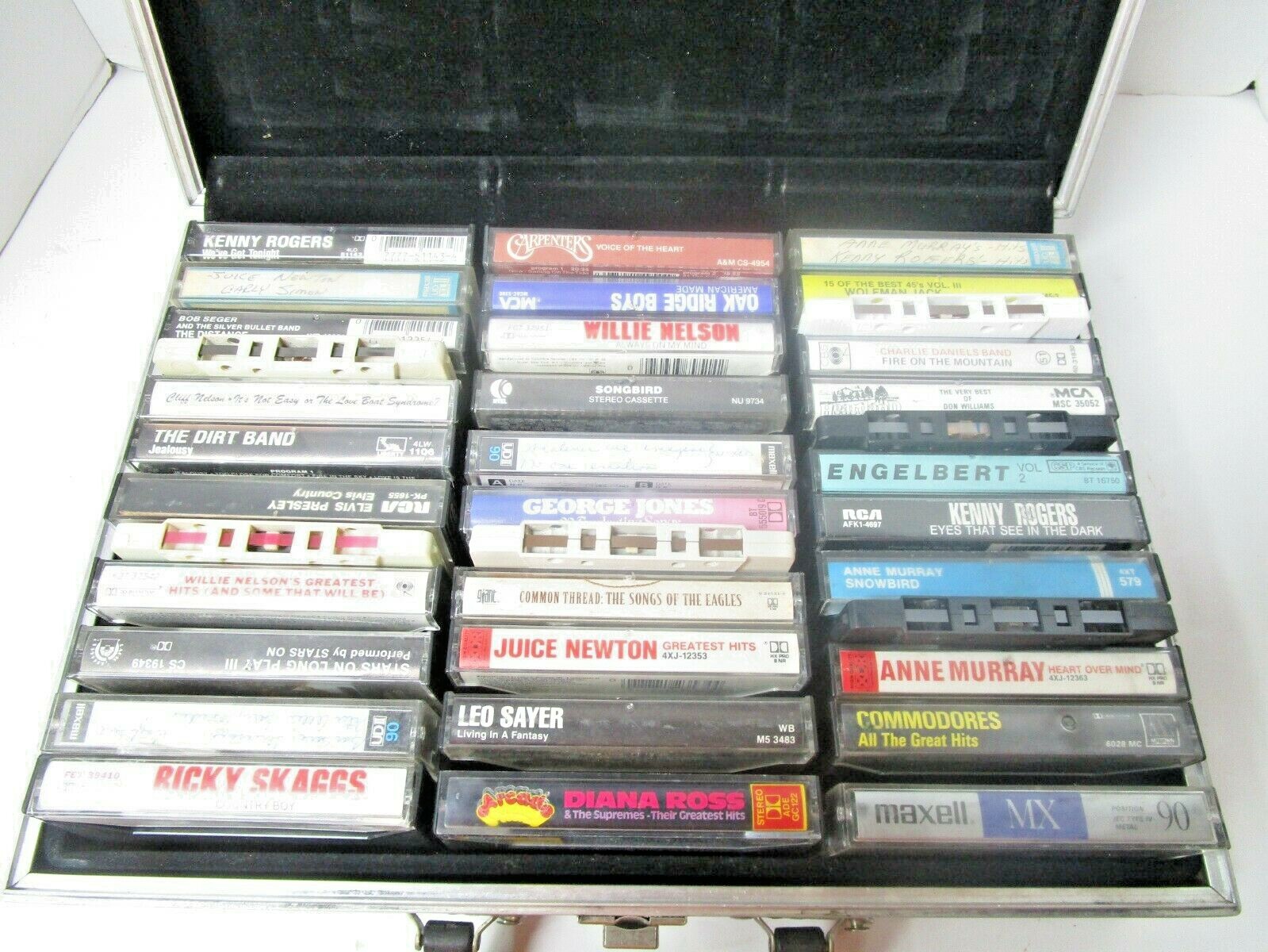 Vintage Lot Of 36 Cassette Tapes Lot Various Artists Country Music W ...