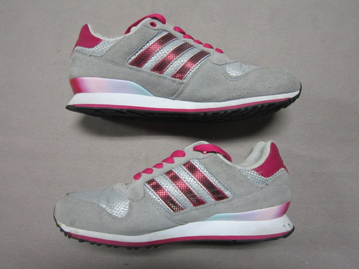 ADIDAS ORIGINALS WOMENS RARE ZXZ GRAY & PINK SNEAKERS SHOES