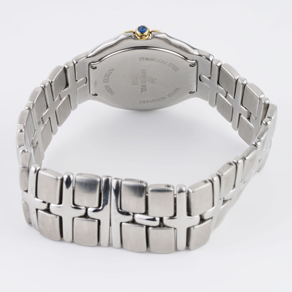 Raymond Weil Parsifal 35mm Watch 18kt & SS 9188 Excellent