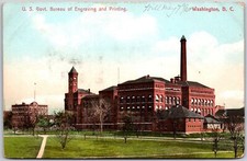 Washington D.C., U.S. Govt. Bureau of Engraving and Printing, Vintage Postcard
