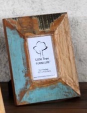 Cadre photo « Katiya » en bois massif récupéré fait main PRIX CONSEILLÉ 35 £