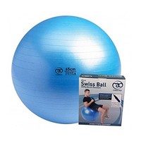 Pilates-mad Anti Burst 300kg Gym Ball, Pump & Dvd Blue 65cm Pilates-mad Anti Burst 300kg Gym Ball, Pump & Dvd Blue 65cm