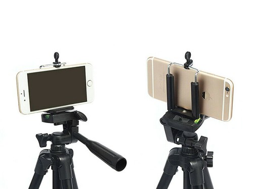 Professional Camera Tripod Stand + Phone Holder For Smartphone Samsung iPhone - Picture 6 of 10