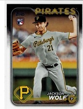 Jackson Wolf San Diego Padres 2024 Topps Rookie Card