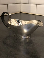 Scandinavian Denmark DFA DANA Sterling Silver Gravy Souce Boat Hallmarked 1960s