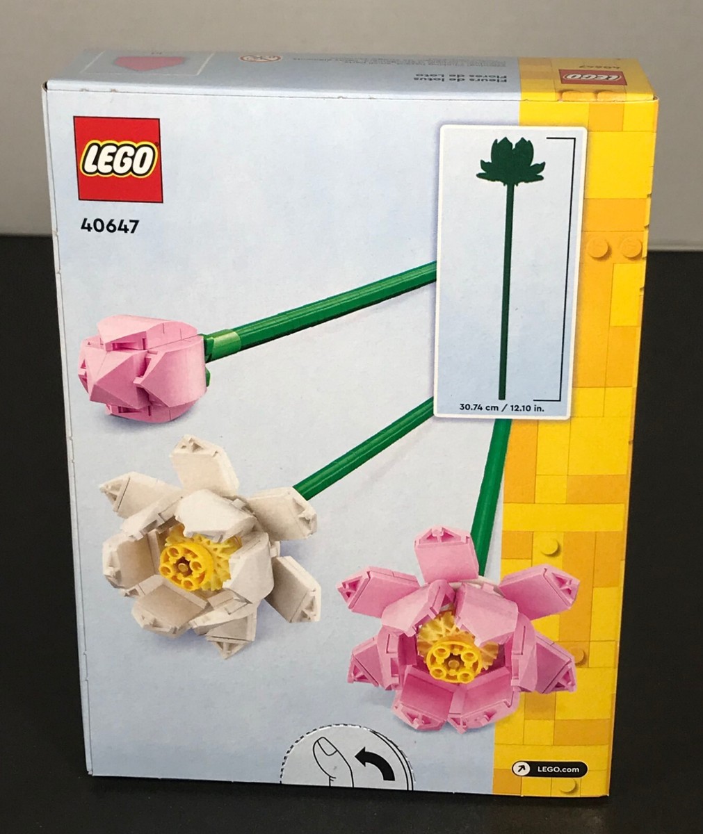 LEGO Bouquet LOTUS FLOWERS 40647 Valentine's Day Mother's Easter