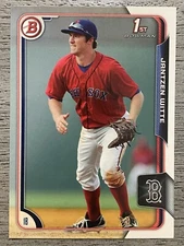2015 Bowman 1st. Bowman Card #BP57 Jantzen Witte Boston Red Sox
