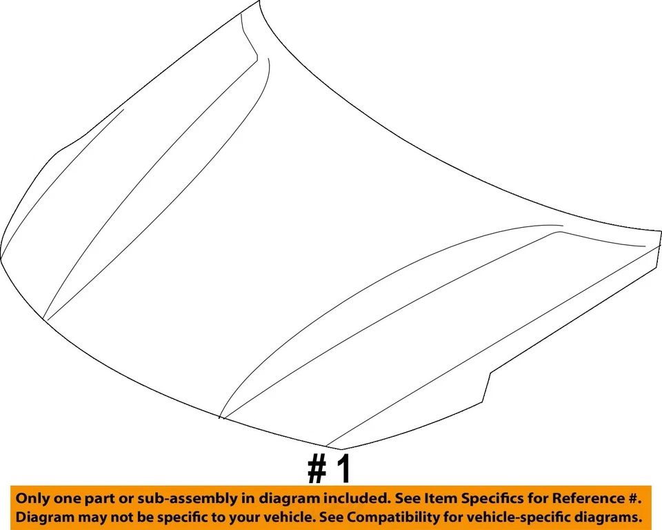 Used Hood fits: 2020 Kia Optima US built VIN 5 1st digit Grade A Foto 4 de 4