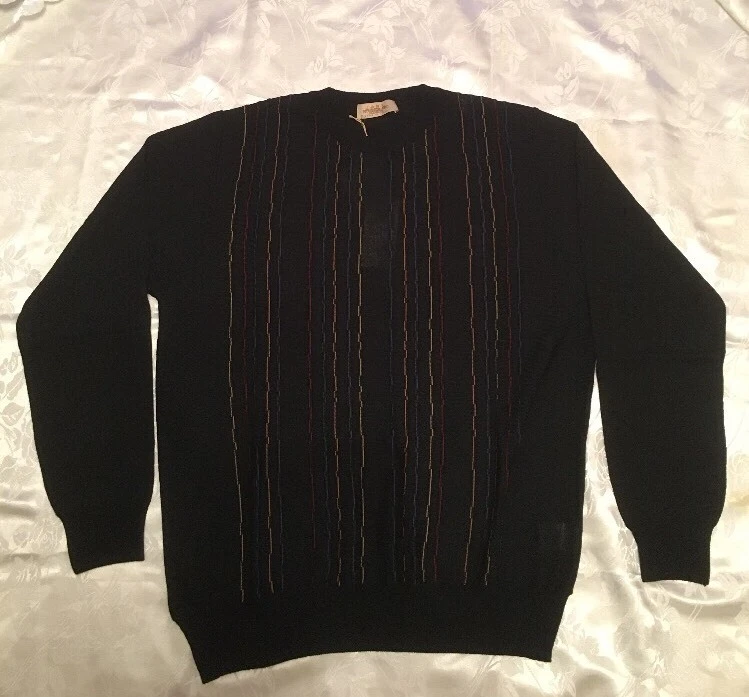 Montechiaro Wool Blend Crewneck Men's Sweater, Size M , L , XL, XXL . - Image 2 of 4