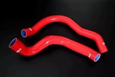 Red Silicone Radiator Hose Pipe Kit Red Fit Jeep Cherokee XJ 4.0L I6 1991-2001