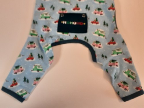 Nuevo Merry & Bright M Perro Navidad Pijama "Ho Ho" Coches Árboles de Navidad - Imagen 4 de 8