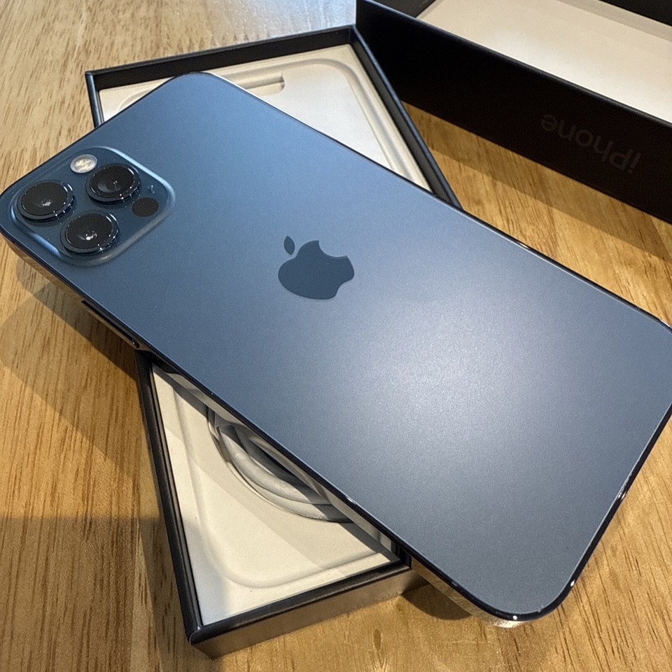 Apple iPhone 12 Pro 128GB Pacific Blue (Unlocked) 194252038420 eBay