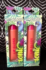 🌺2pk IONI ELECTRIC JUNGLE WARM NUDE LIP PLUMPING HIGH SHINE FULL LIPS LIPGLOSS