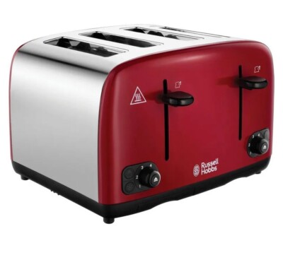 Russell Hobbs Cavendish Slice Toaster Large Wide Slots 24092