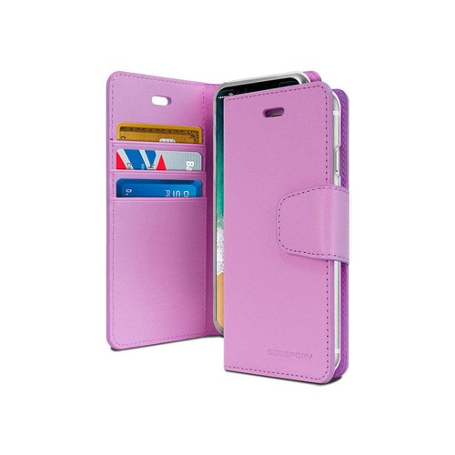 Estuche tipo billetera diario Mercury Goospery Sonata con ranuras para tarjetas para iPhone 13 Pro Max - Imagen 12 de 24
