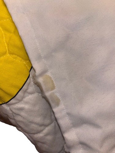 Vintage 1980’s That’s Our Baby Quilted Crib Blanket Bear Balloons Primary Color - Picture 4 of 7