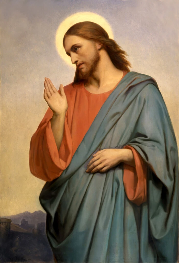 Jesus Christ Religious Portrait oil Painting Giclee HD Printed on canvas P1924